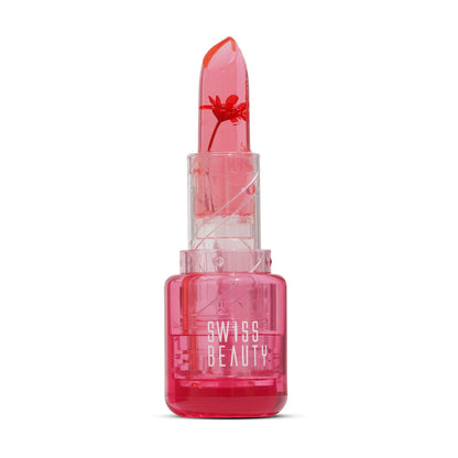 Swiss Beauty Jelly Bloom pH Lip Balm | Colour-Changing Tint | Hydrating | With Vitamin E | Vegan | Paraben-Free | Cruelty-Free | 3.6g, Shade- Rose Pop