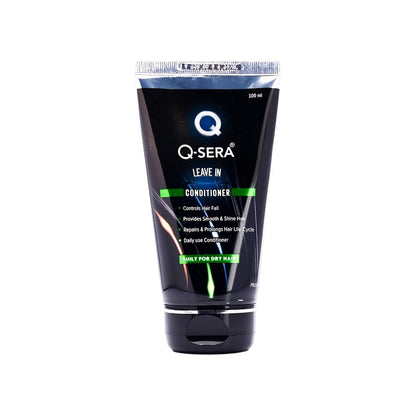 QSERA Leave In Conditioner for dry & frizzy Hair | Silicon free I Paraben free | built for dry hair I makes hair smooth, moisturized, tangle free | 100 ml