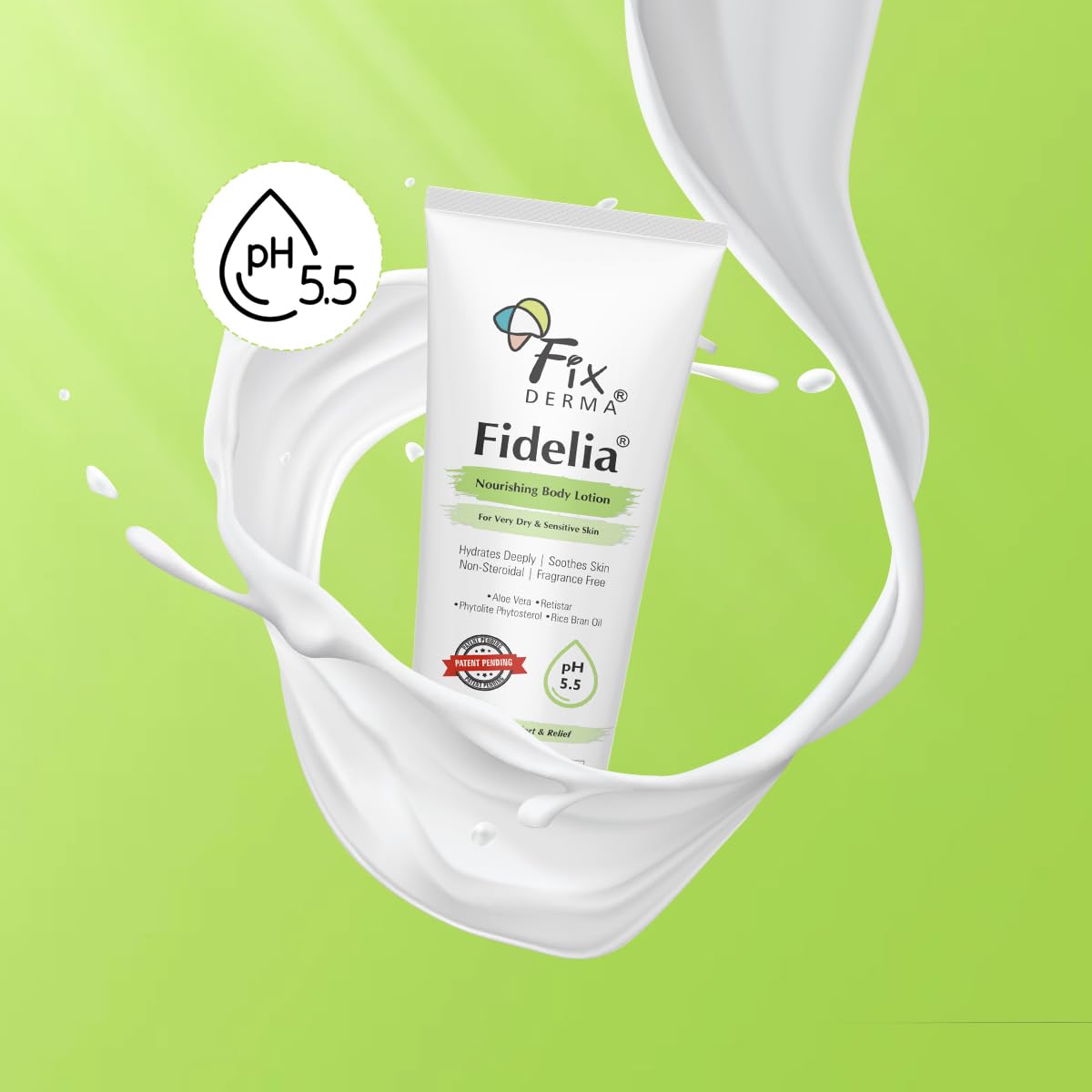 Fixderma Fidelia Nourishing Body Lotion | Moisturizer for face & Body | Body lotion for Women & Men | Body Lotion for Sensitive & Very dry skin with Rice Brain Oil & Aloe vera - 100Ml