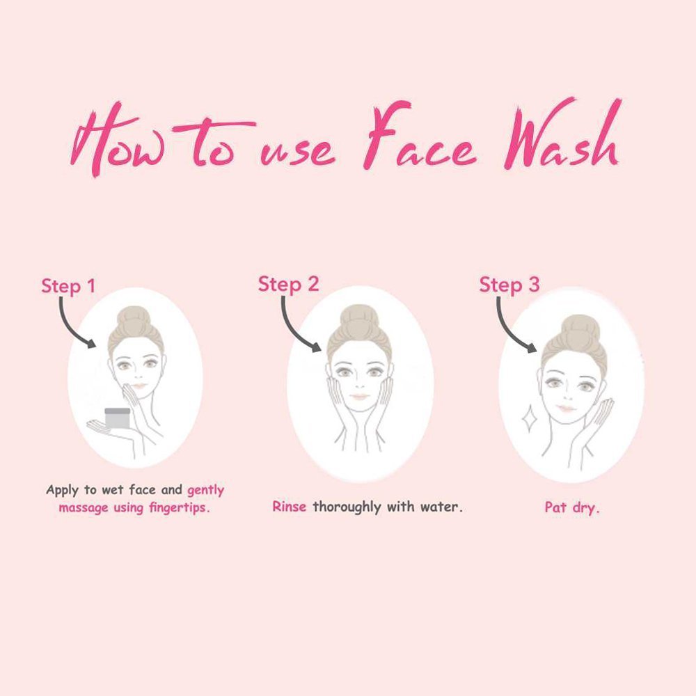 O3+ Brightening & Whitening Face Wash with Cucumber and Aloe Vera Extracts (50g)