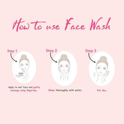 O3+ Brightening & Whitening Face Wash with Cucumber and Aloe Vera Extracts (50g)