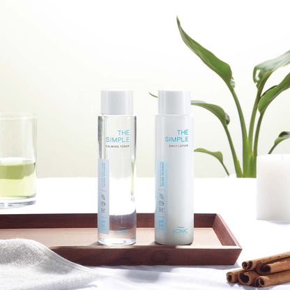 SCINIC The Simple Calming Toner, pH 5.5 | Vegan Face Astringent for Sensitive and Irritated Skin | Fresh Watery Texture | PH-Balanced Mild Toner | Korean Skincare, 145ml
