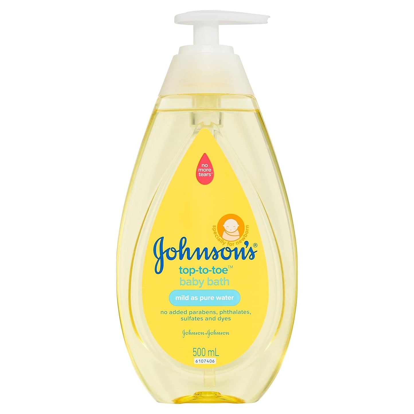 Johnson's Baby Body Wash - Top to Toe, 500ml Bottle
