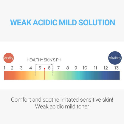 SCINIC The Simple Calming Toner, pH 5.5 | Vegan Face Astringent for Sensitive and Irritated Skin | Fresh Watery Texture | PH-Balanced Mild Toner | Korean Skincare, 145ml