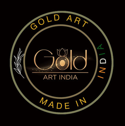 Gold Art India Peach Ivory Finish Ganesha Idol Car Dashboard IdolGanesha Murti Ganpati Idol for Home Decor Puja Lord Ganesh Statue Gift for Office Desk Puja Room Figurine 3.3" inches