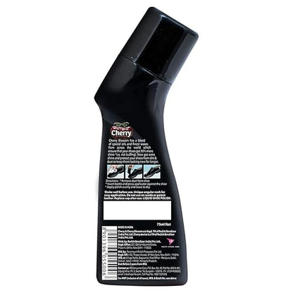 Cherry Blossom Liquid Shoe Polish - 75 ml (Black)