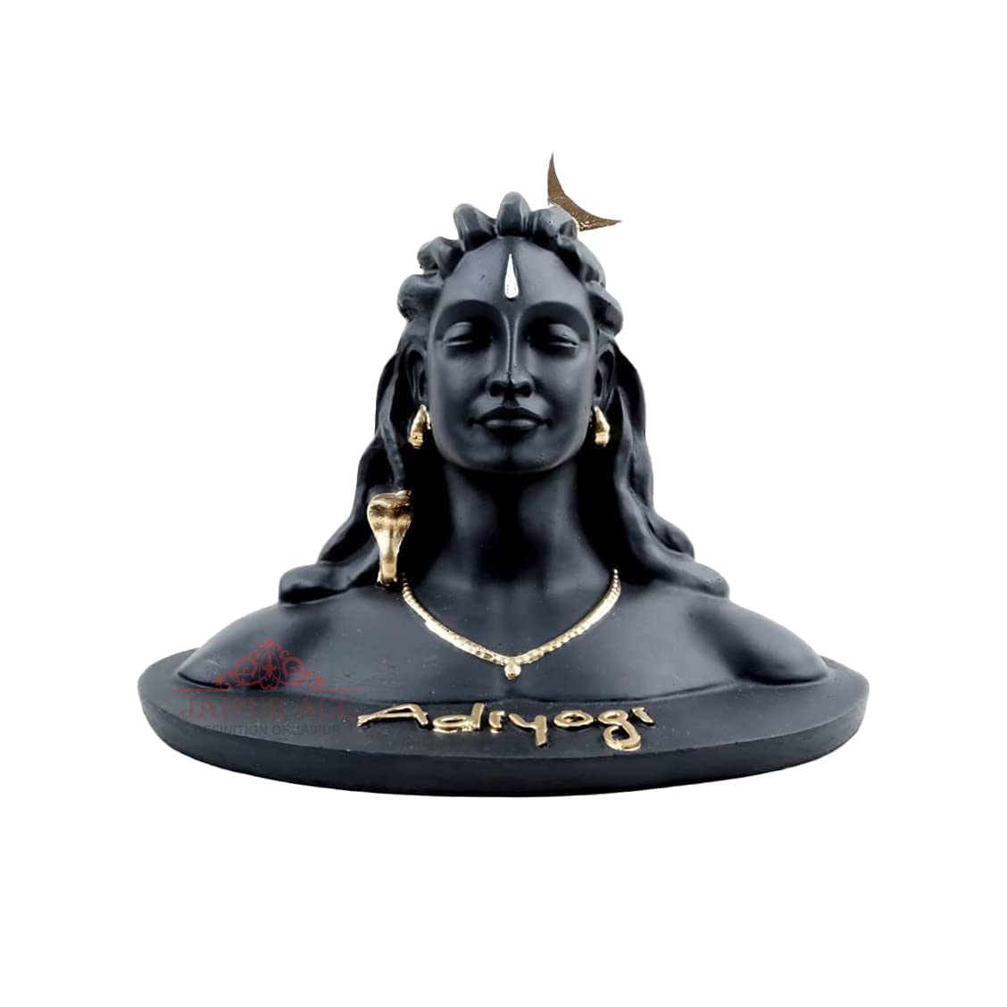Adiyogi Shiva Statue for Car Dash Board, Pooja & Gift, Mahadev Murti, Idol, Lord Adiyogi Shankara for Home & Office Decor | for Gifting (Adiyogi Mini Statue)