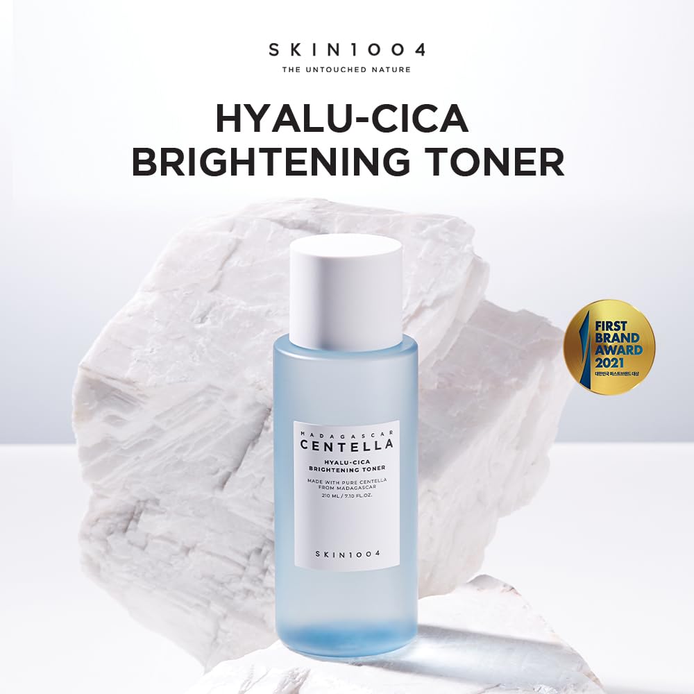 SKIN1004 Madagascar Centella Hyalu-Cica Brightening Toner | Hyaluronic Acid CICA Niacinamide | Hydrating and Refreshing Multi-Care Solutions