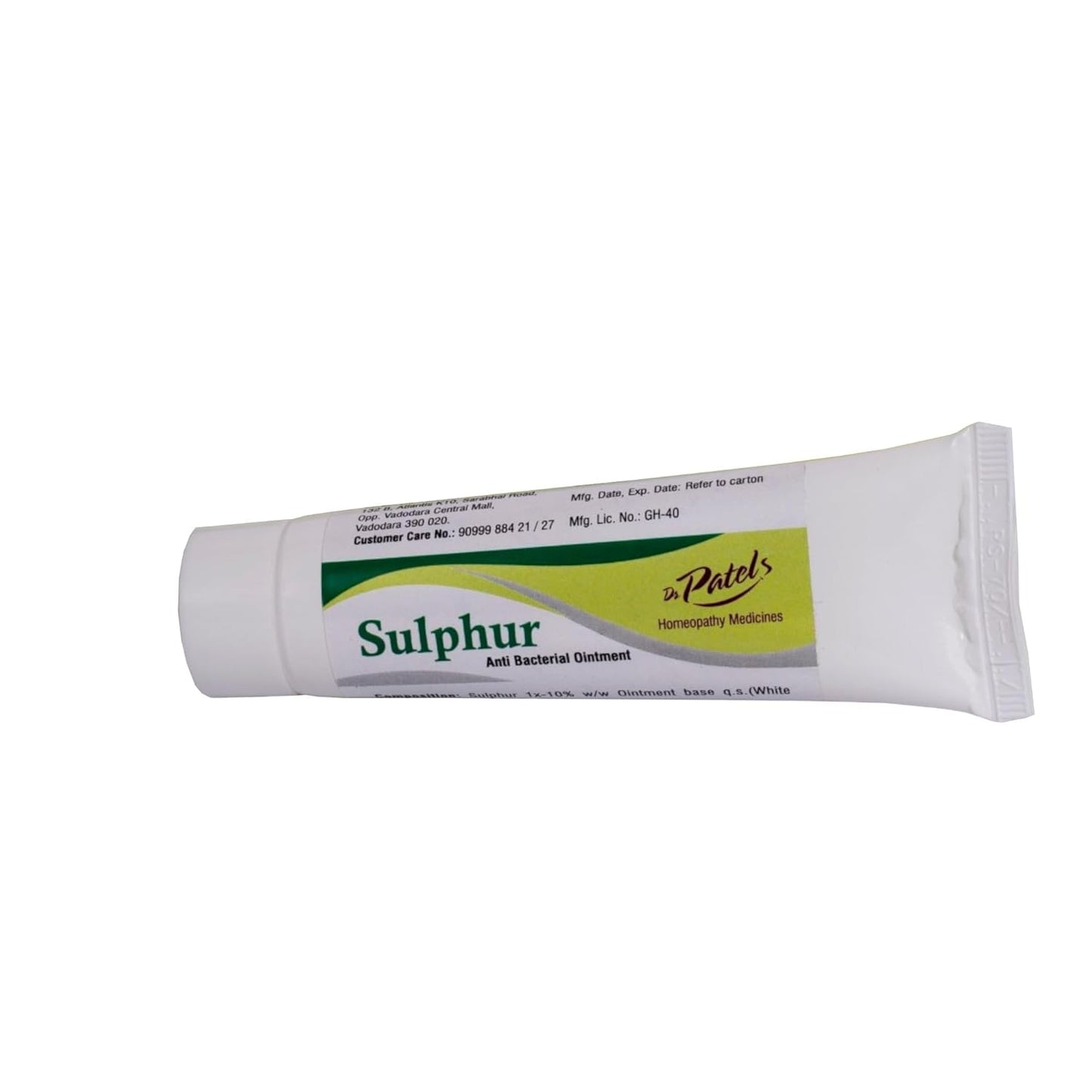 25g Homeopathic Sulphur Ointment | Ointment for Dark Spot, Acne Marks, and Tan Removal | Multipurpose Cream | - (Pack of 1)