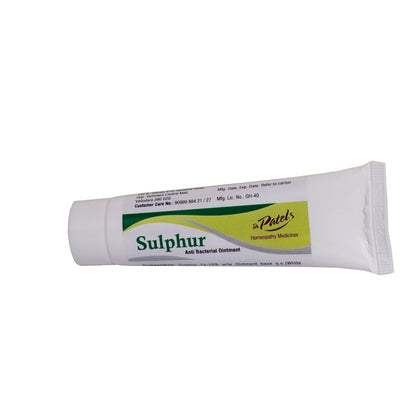 25g Homeopathic Sulphur Ointment | Ointment for Dark Spot, Acne Marks, and Tan Removal | Multipurpose Cream | - (Pack of 1)