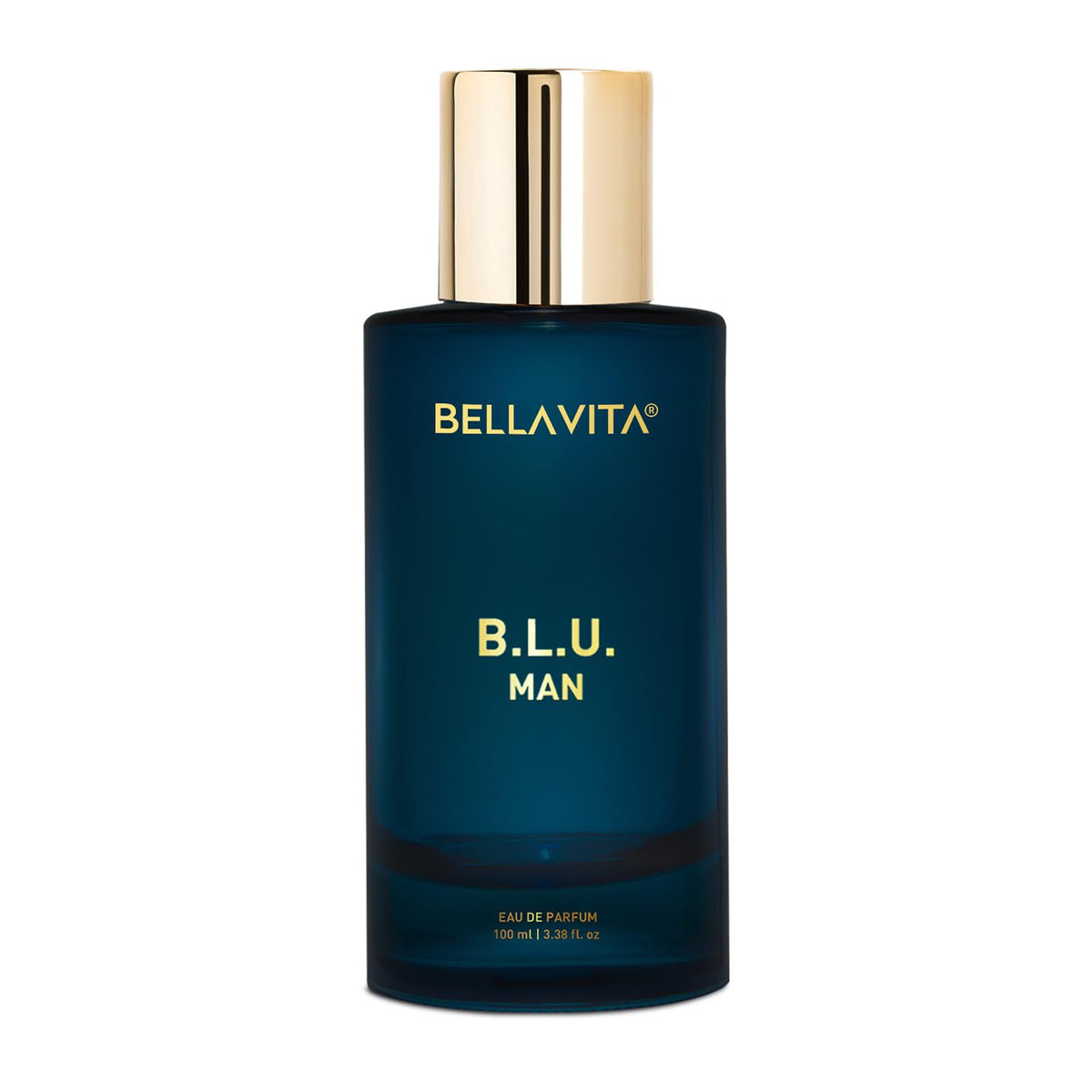 Bellavita B.L.U. Man perfume bottle on a white background