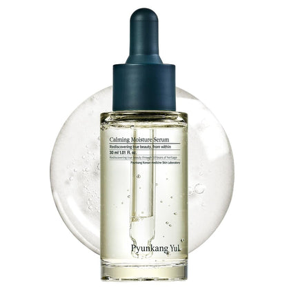 [PKY] Pyunkang Yul Calming Moisture Serum Instantly Soothes Sensitive Skin, Strenghtens Moisture Barrier with Ceramide, 2 types of Peptides, Vegan, Korean skincare (30ml)