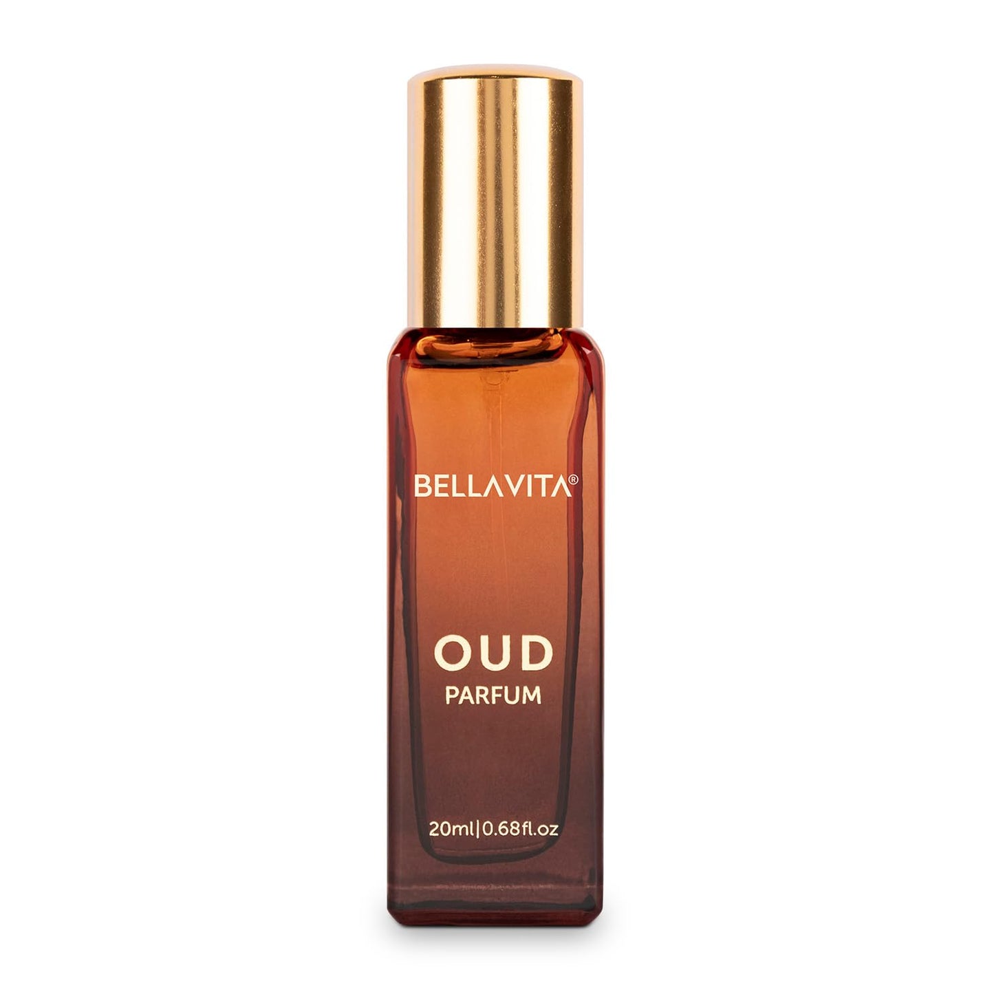 Bellavita Oud Parfum bottle on a white background