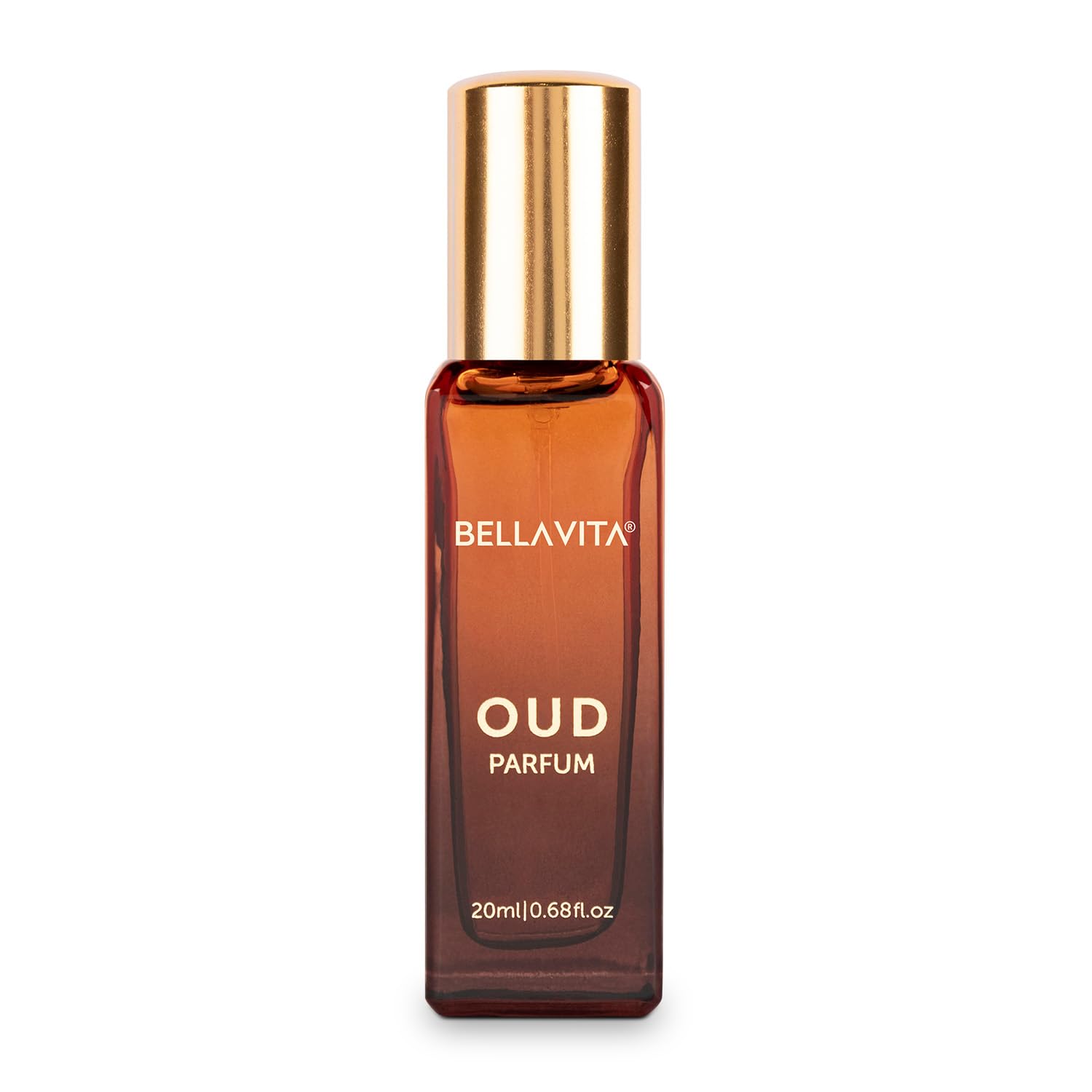 Bellavita Oud Parfum bottle on a white background