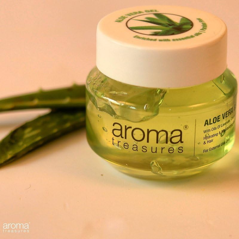 Aroma Treasures Aloe Vera Gel for Face, Body & Hair | Moisturizing & Hydrating Aloevera Gel | 98% Ingredients of Natural Origin | Pure Aloe Vera Gel for Skin, Hair & Pimples | 250g