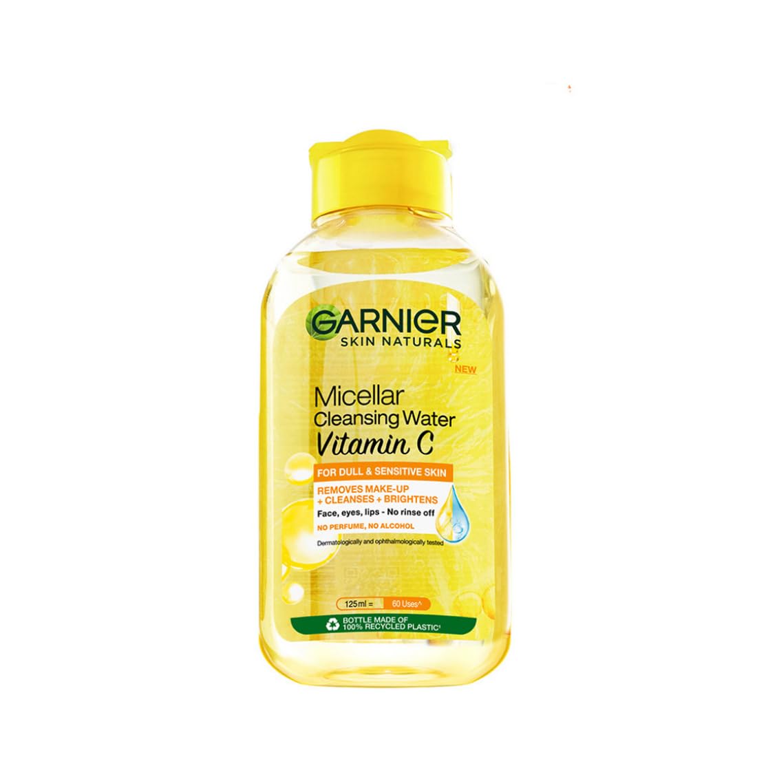Garnier Micellar Cleansing Water with Vitamin C on a white background