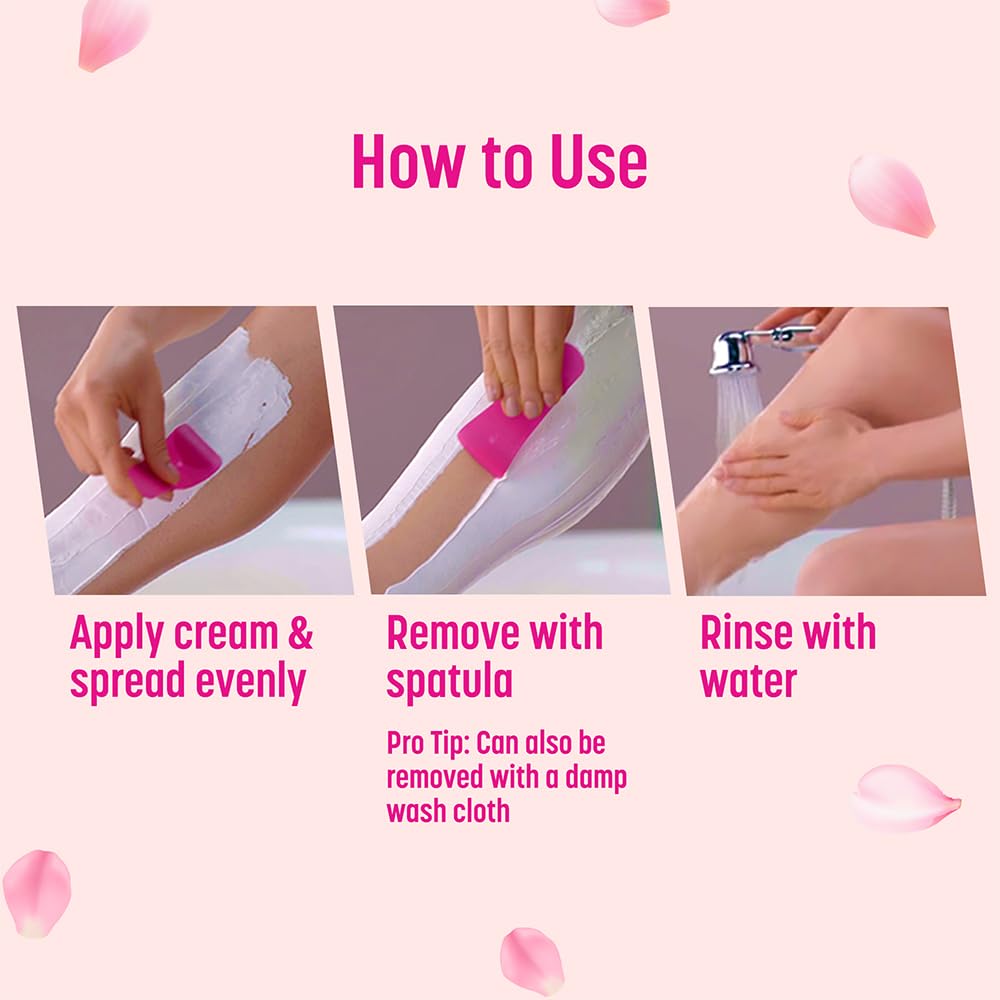 Veet Pure Hair Removal Cream for Women For Normal Skin - 50g | Suitable for Legs, Underarms, Bikini Line, Arms