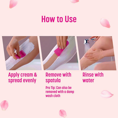 Veet Pure Hair Removal Cream for Women For Normal Skin - 50g | Suitable for Legs, Underarms, Bikini Line, Arms