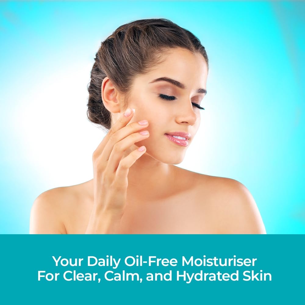 RIDACNE Ultralight Oil Free Moisturising Gel for Oily & Acne-Prone Skin | With Acnacidol BG, Hyaluronic Acid & Green Tea | Lightweight, Non-Comedogenic Moisturiser | 40g