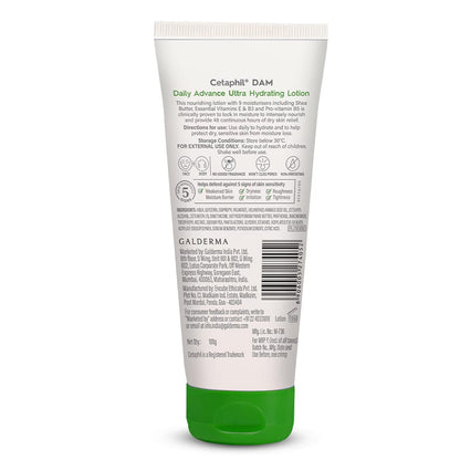 Cetaphil Dam Advance Ultra Hydrating Lotion For All Skin 100g