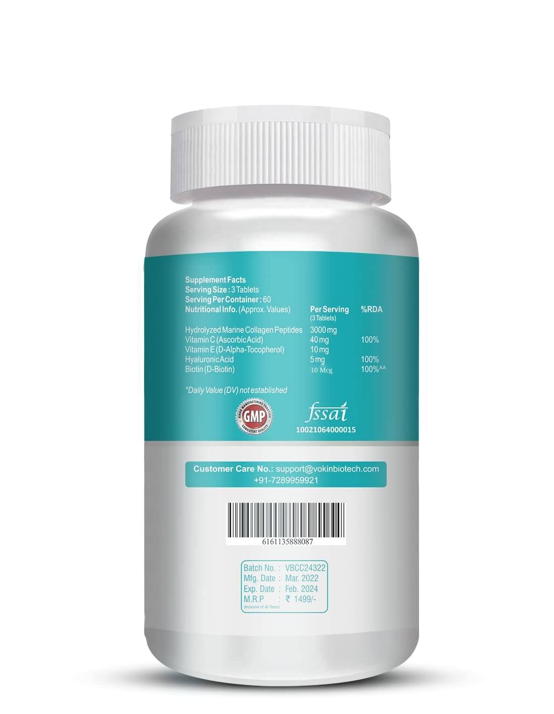 Supplement bottle with a white label on a white background