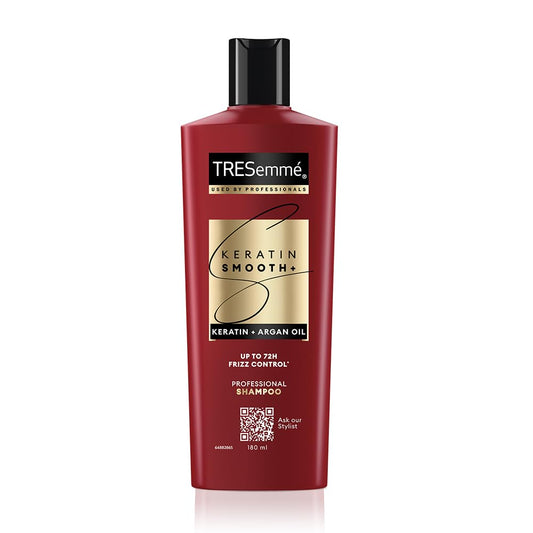 TRESemme Keratin Smooth+ Shampoo With Keratin Protein and Argan Oil | Salon-Like Smooth Hair | Up To 72H Frizz Control