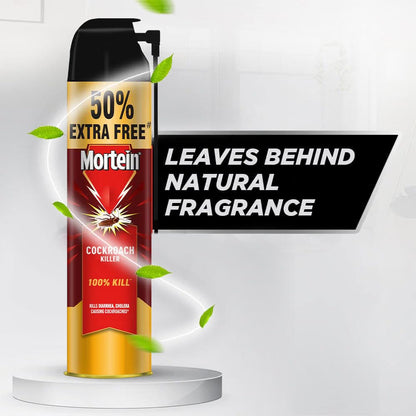 Mortein 625 ml - Fresh Fragrance, Cockroach Killer Spray, Crawling Insect Killer with Deep-Reach Nozzle | 100% Kill Guarantee