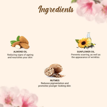 Biotique Almond Anti-Ageing Eye Cream| Ayurvedic and Organically Pure| Under Eye Cream for Dark Circles| Reduces Puffiness and Wrinkles |100% Botanical Extracts| Suitable for All Skin Types | 15gm