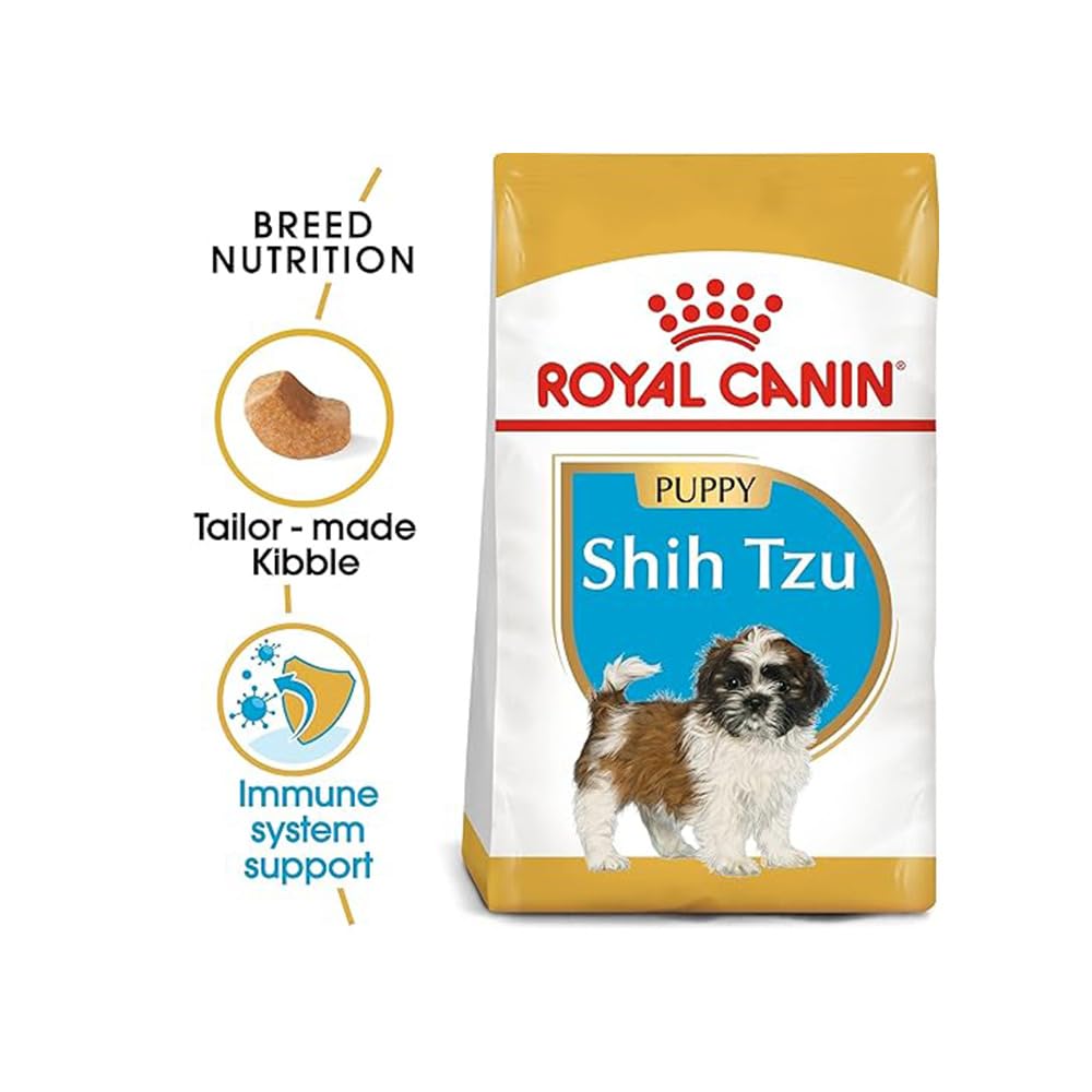 Royal Canin Shih TZU Puppy Food, Dry Food, Supports Healthy Skin & Coat, Digestive Health, Provides Immune System Support, 1.5 Kg