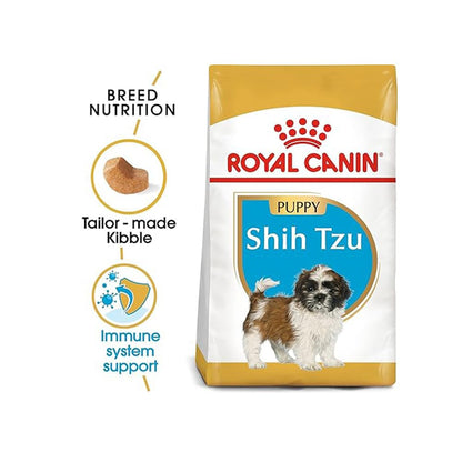 Royal Canin Shih TZU Puppy Food, Dry Food, Supports Healthy Skin & Coat, Digestive Health, Provides Immune System Support, 1.5 Kg