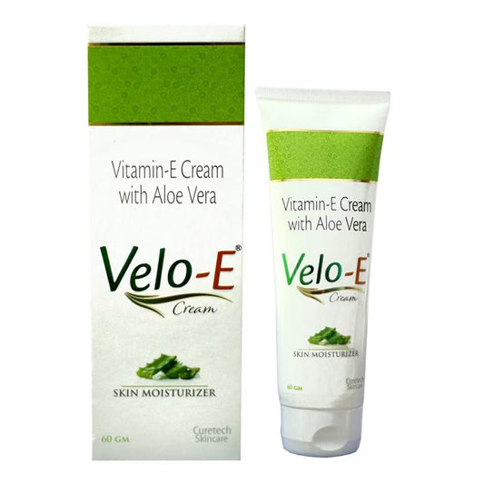 Velo E Skin Moisturizer Cream With Vitamin E,Aloe Vera (60gm)