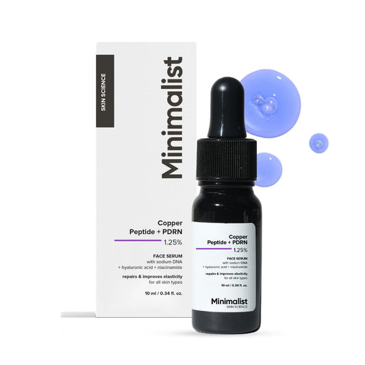 Minimalist Anti-Aging Copper Peptide + PDRN 1.25% Serum | 10 ml