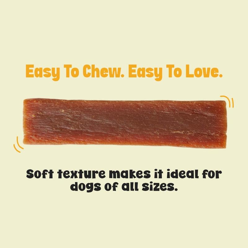 PETS EMPIRE Yo Jerky Chicken Liver Dog Treats, 100g | High Protein Soft Chew Snacks for Dogs | Made with Real Chicken & Sweet Potato | Grain-Free, HealthyR Eward for Puppies & Adult Dogs