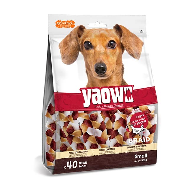 Gnawlers yaowo braided Bone 2.5 inch 500gm