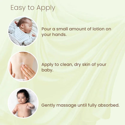Babyorgano Baby Body Lotion for Newborn 0-2 Years Babies 200ml | Nourish & Moisturise Skin | Non Sticky | Enriched with Ylang Ylang, Olive Oil, Paraben Free