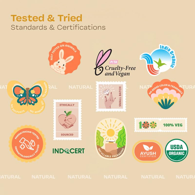 Maate Shwet Pushp Ayurvedic Baby Bathing Bar 75g | Soap & Tear Free Bath, pH 5.5 | Rice Water & Shea Butter | Moisturizing & Nourishing for Sensitive Skin | For Newborns, Infants & Babies 0m+