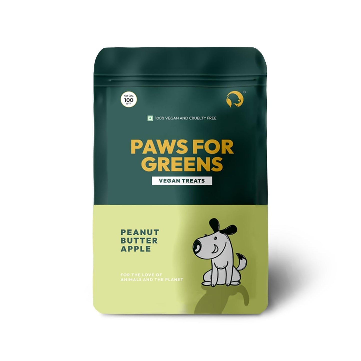 PAWS FOR GREENS Multivitamin Dog Treats 100% Natural Plant-Based Meat-Free Dog Biscuits Healthy & Veg Dog/Puppy Snacks (100grams)