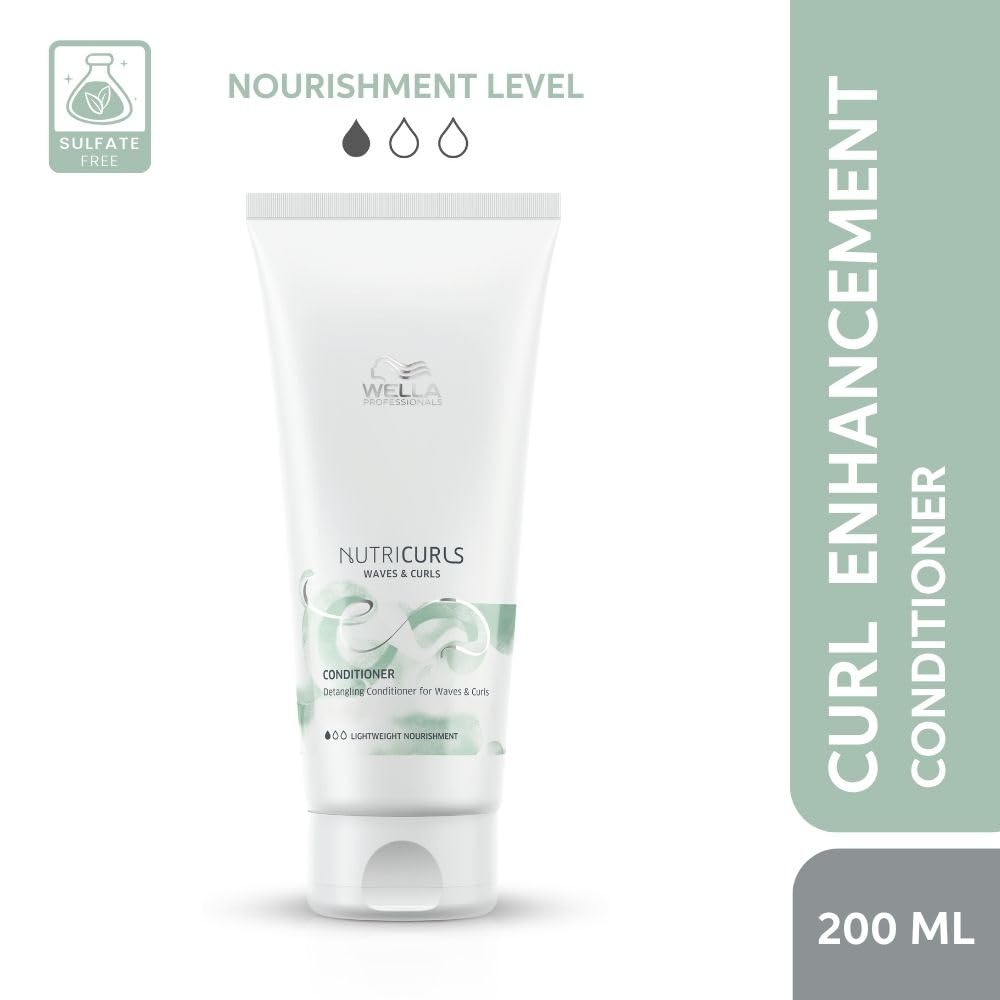Wella Nutricurls Curl Enhancement Conditioner tube on a white background
