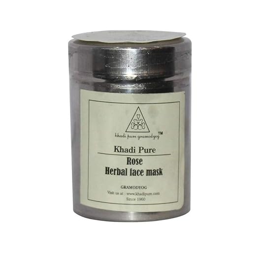 Khadi Pure Herbal Rose Face Mask, 50 g