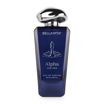 BELLAVITA Mood Collection ALPHA Eau De Parfum for Her with Bergamot, Lavender and Patchouli |Premium, Long Lasting Floral Fragrance Perfume for Women, 100 ML