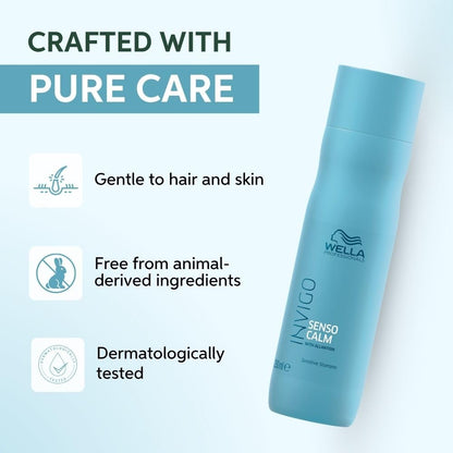 Wella Professionals Invigo Balance Senso Calm Sensitive Shampoo, 250 Ml