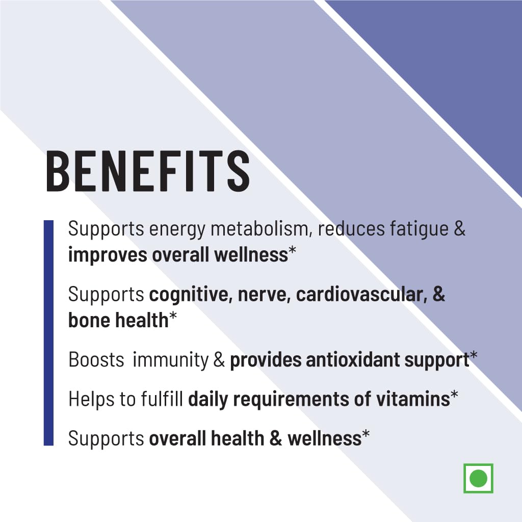Zephivo Unived Wholefood Multivitamin for Men | Vegan Plant-Based Multivitamins A, B-Complex, C, D3, E, & K2-7 | 100% Natural, Wholefood Plant Based, & Vegan | 60 Capsules
