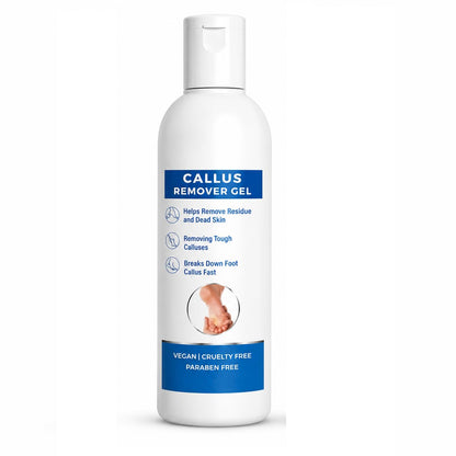 Callus Remover Gel for Feet, Softening and Exfoliating Formula, Dry Rough Skin Care, 200ml, for Men and Women