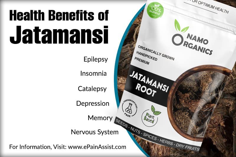 Namo Organcis Jatamansi Root 100g - Balchad - Jatamasi Jadd - Jatila - Nardostachys Jatamansi - Pure & Natural (100 Grams)