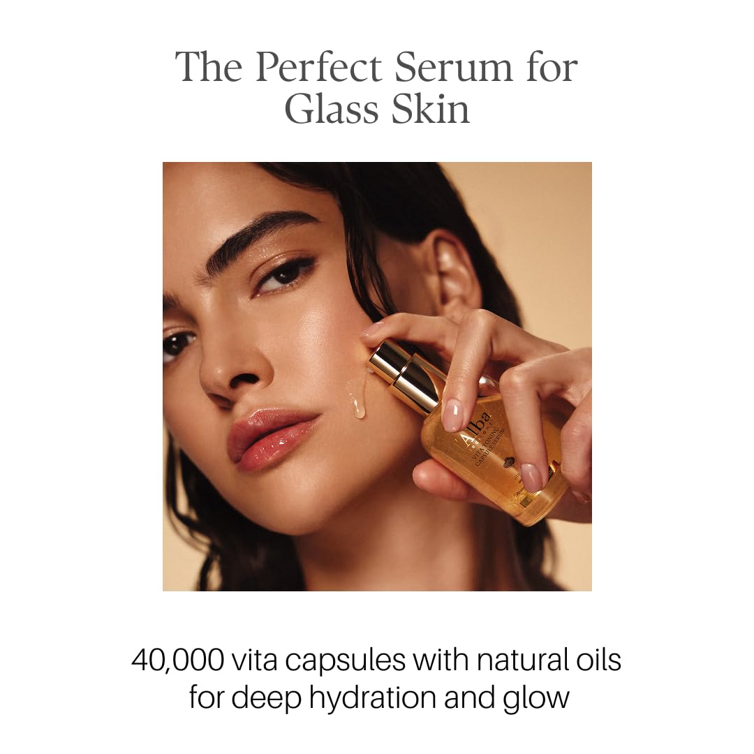 d'alba Piedmont Vita Toning Capsule Serum, Daily Vita Boost for Luminous Skin, Infused with ceramides, Vitamin K/E, and 80.34% Damask Rose Water, plus 2% niacinamide and Vitamin C for ultimate hydration, glow, and revitalization, 50ml