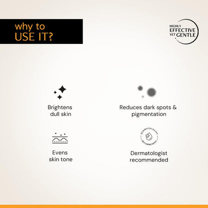 Product advertisement with text on a white background