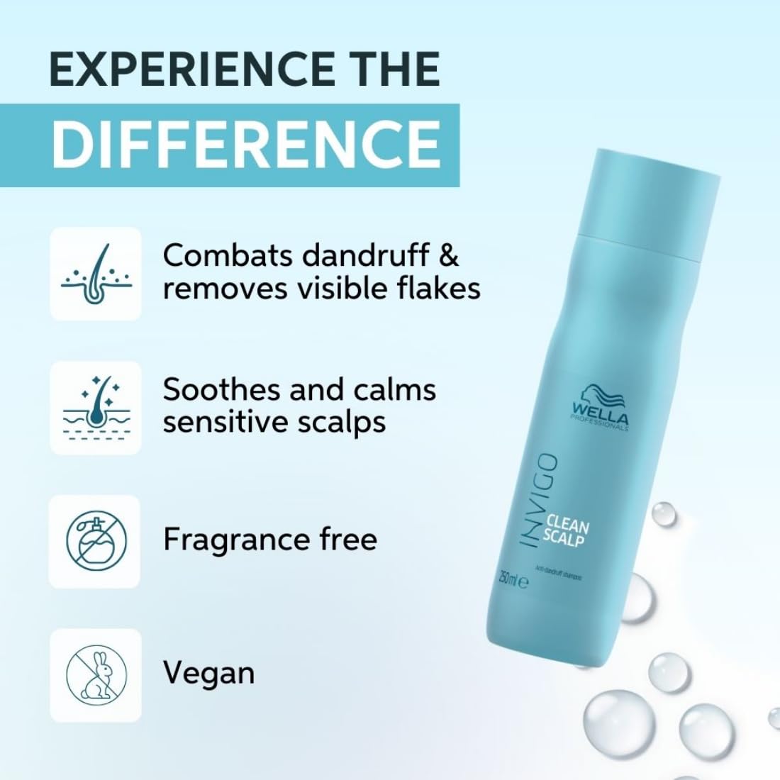 Wella Professionals Invigo Balance Clean Scalp Anti Dandruff Shampoo, 250 ml