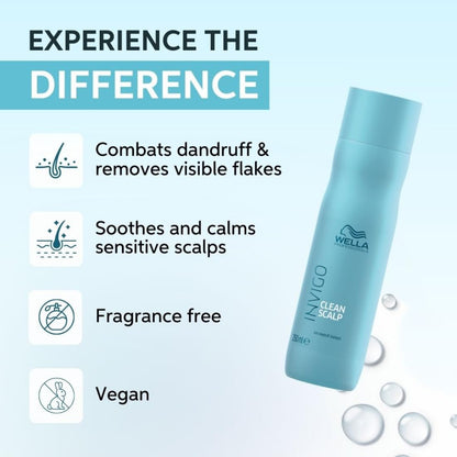 Wella Professionals Invigo Balance Clean Scalp Anti Dandruff Shampoo, 250 ml