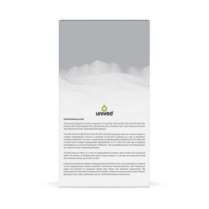 Zephivo Unived Elite Drink Mix 320 | High Calorie Energy Drink | 2:1 Ratio & 80g Carbohydrates with 1705mg Essential Electrolytes | Endurance Athletes Sports Drink (Buzzing Naked (100mg Caffeine))
