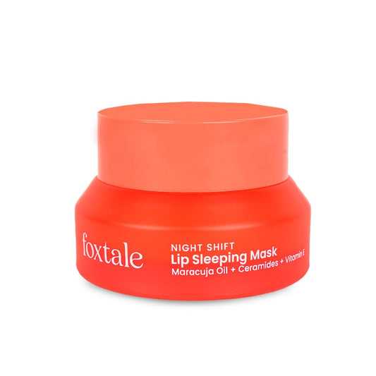 Foxtale Lip Sleeping Mask | With Maracuja Oil, Ceramides & Vitamin E | Repairs Dry, Cracked Lips Overnight | Cushions, Plumps & Hydrates | Tastes Like Watermelon | For All Skin Types